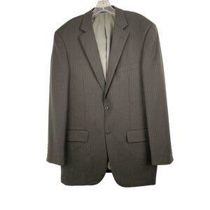 Wilke-Rodriguez Brown Suit Jacket 42L Long Tall Wool Men’s Blazer 8909